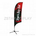 Promotional feather flag