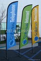 Custom logo  feather flags