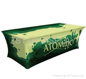 Tension fabric table cover    Stretch table cover