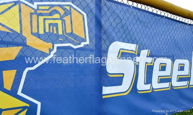 Custom fence mesh banner 2