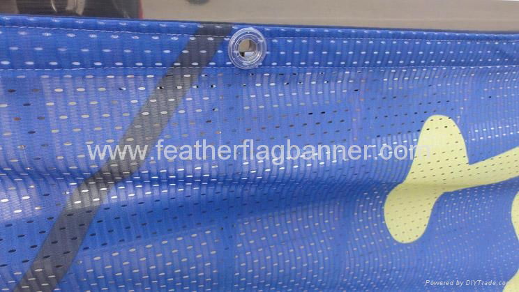 Custom fence mesh banner 3