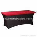 Tension fabric table cover    Stretch table cover 3