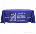 Branded fabric table cover    custom desk cover 2