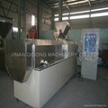 Extrusion snack processing line