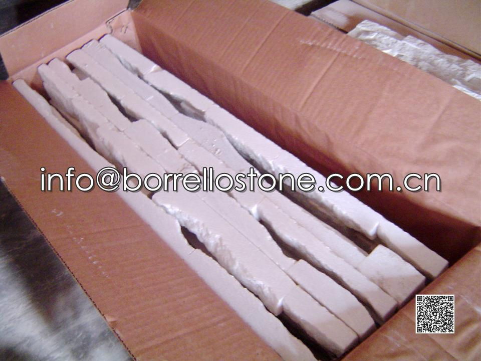 White Marble Stacked Veneer Packaging