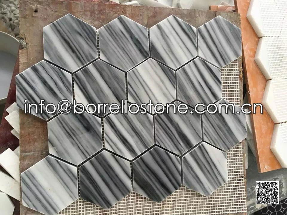 Grey Marble Mosaic Tiles