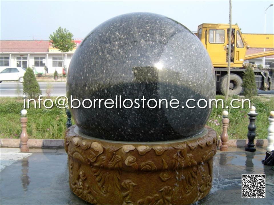 Stone Sphere Fountain - 12