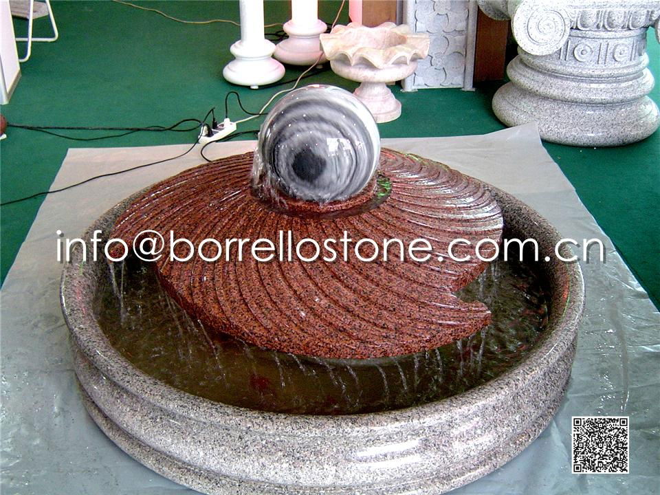 Stone Sphere Fountain - 13