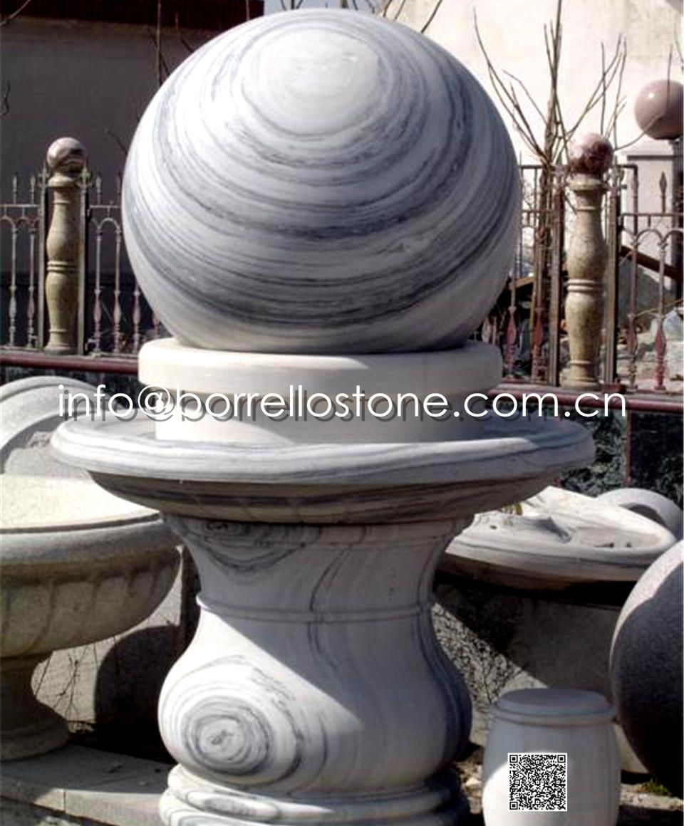 Stone Sphere Fountain - 20