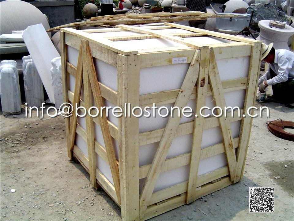 Stone Sphere Fountain Packaging