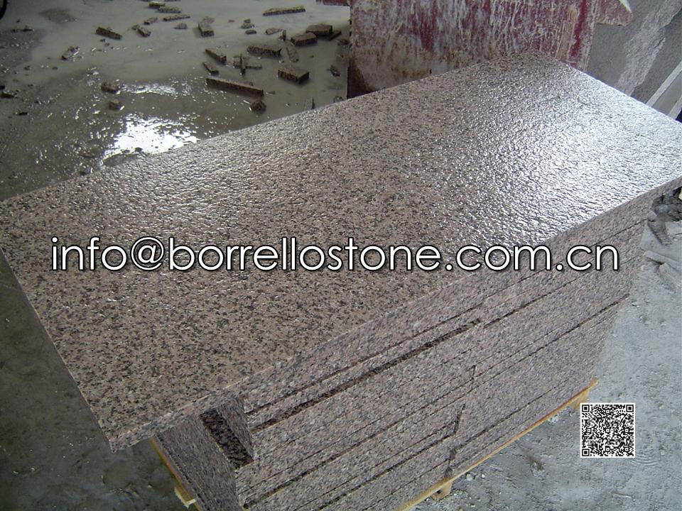 Cherry Flower Red Granit Slabs