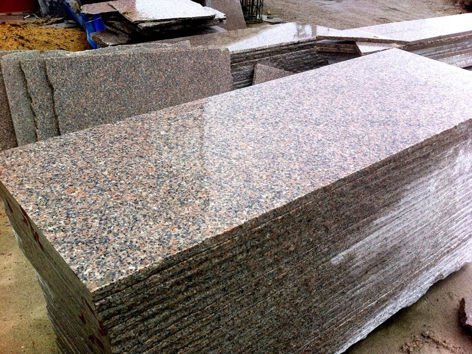 Cherry Flower Red Granit Slabs