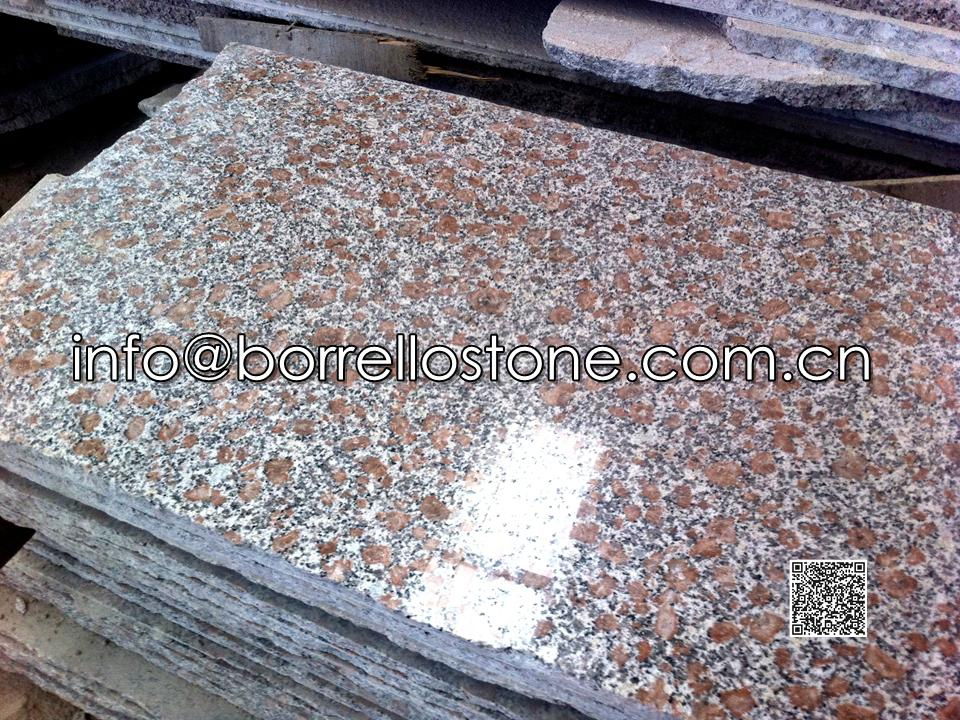 Pearl Red Granite G368 Slabs