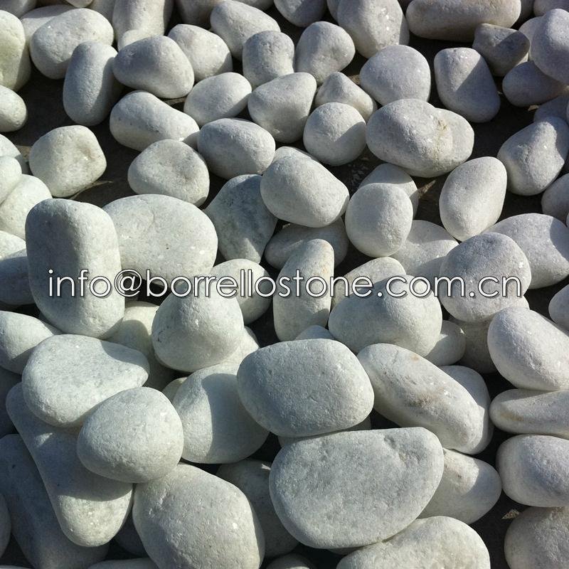 landscaping white pebble stone 5