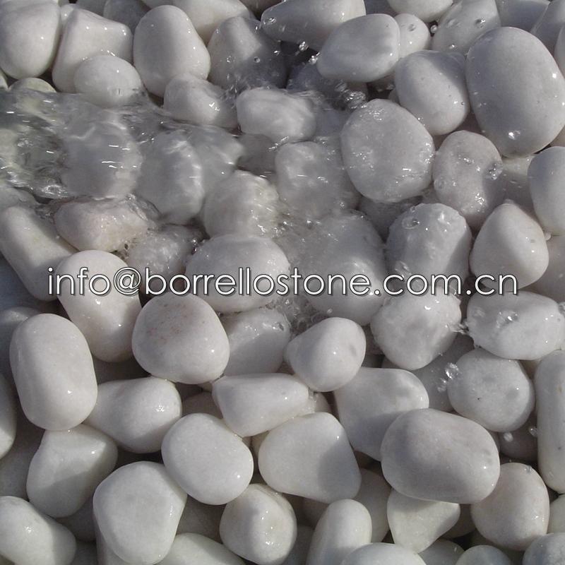 10-20mm white pebble stone 2