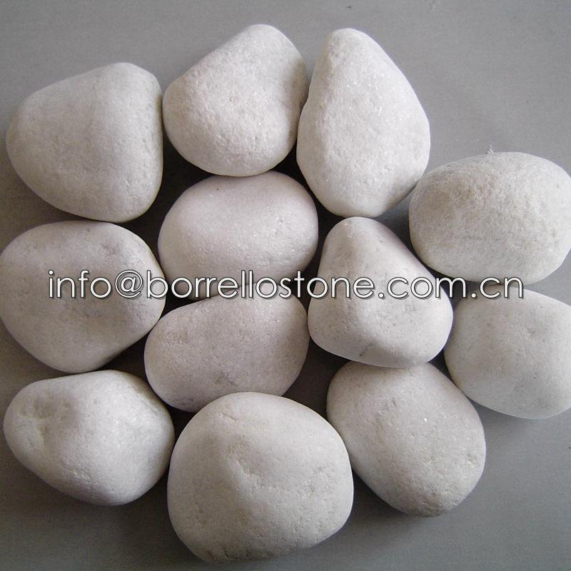 white cobble stone  2