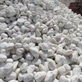 white cobble stone 
