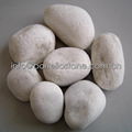 white cobble stone 