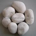 white cobble stone  3