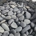 dark grey flat pebble stone