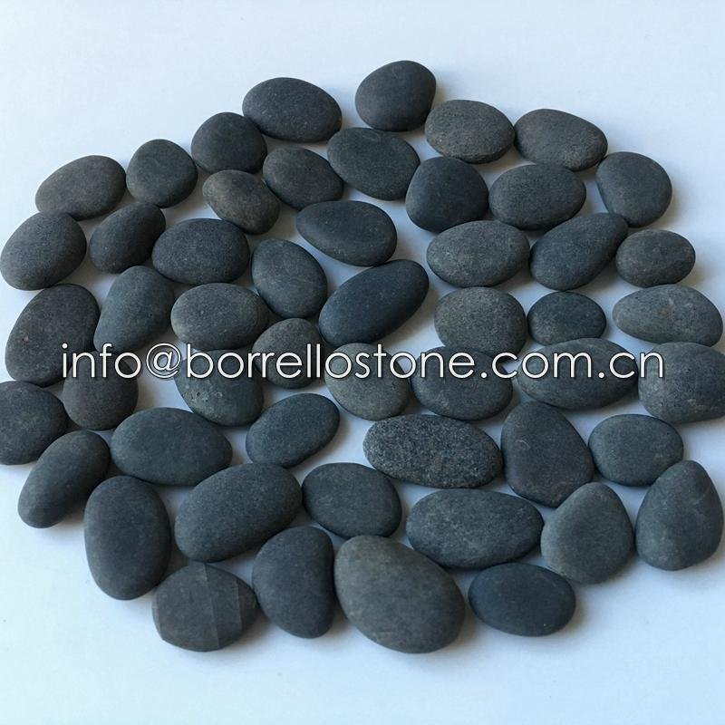 dark grey flat pebble stone 3