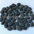 dark grey flat pebble stone