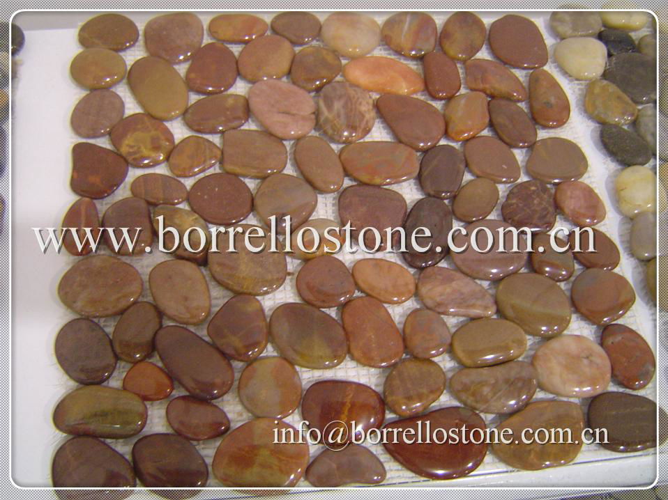 polished river stone pebble tile 4