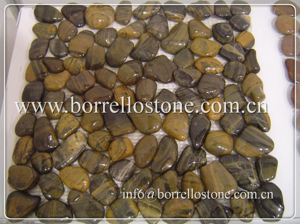 polished river stone pebble tile 5