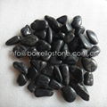 black polished pebble stone 6