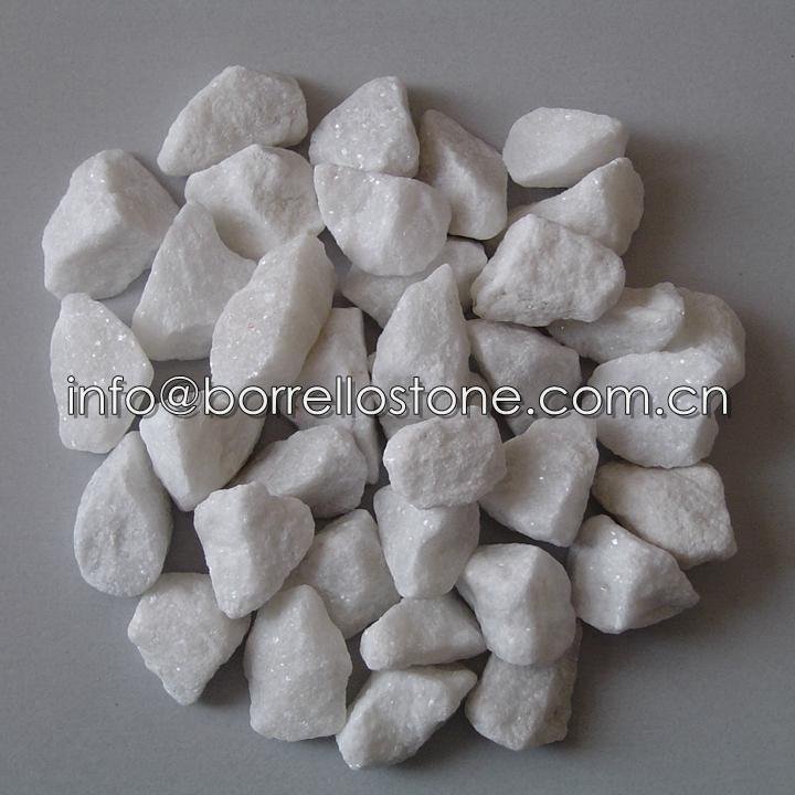 white gravel stone 20-30mm 2
