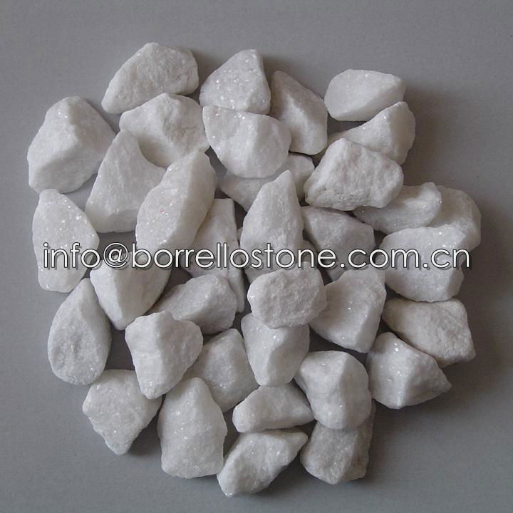 decorative white stone chips 3