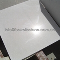 polished white marble tile