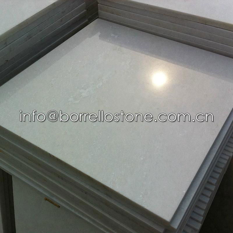 polished white marble tile 2