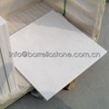 polished white marble tile