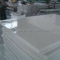 polished white marble tile