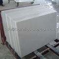 pure white marble tile
