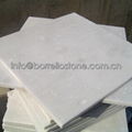 pure white marble tile