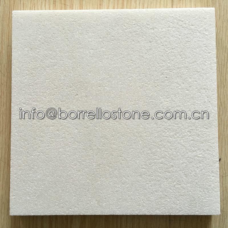 sandblasted white marble tile 2