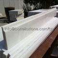 white marble basaboard