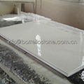 white marble countertop