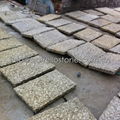 yellow rusty natural granite stone