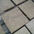 yellow rusty natural granite stone