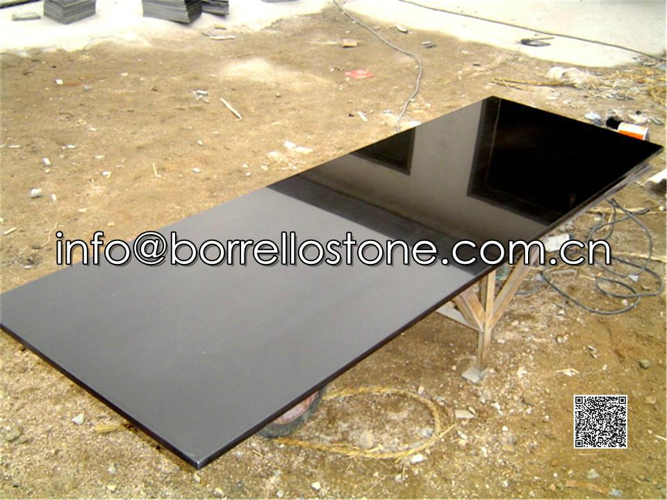 polished black granite tile 3