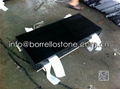 polished black granite tile 4