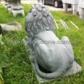 Chinese marble stone lion statues 5