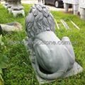 Chinese marble stone lion statues