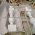 white marble stone handrill