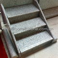 grey granite stair tread and riser