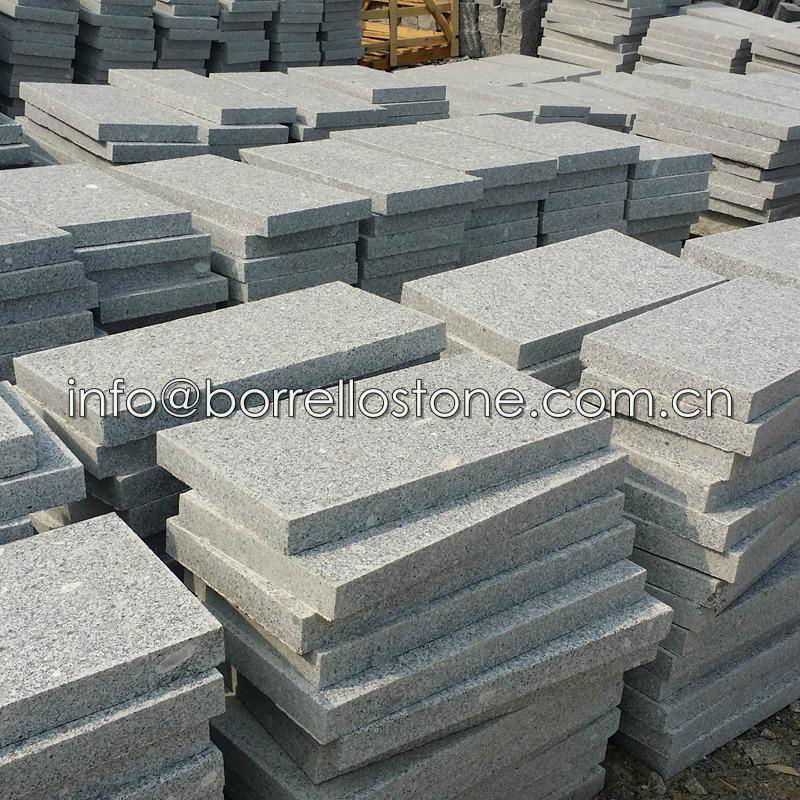 G341 Flamed Granite Paver Grey Granite Borrello Stone China