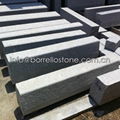 G341 grey granite kerbstone